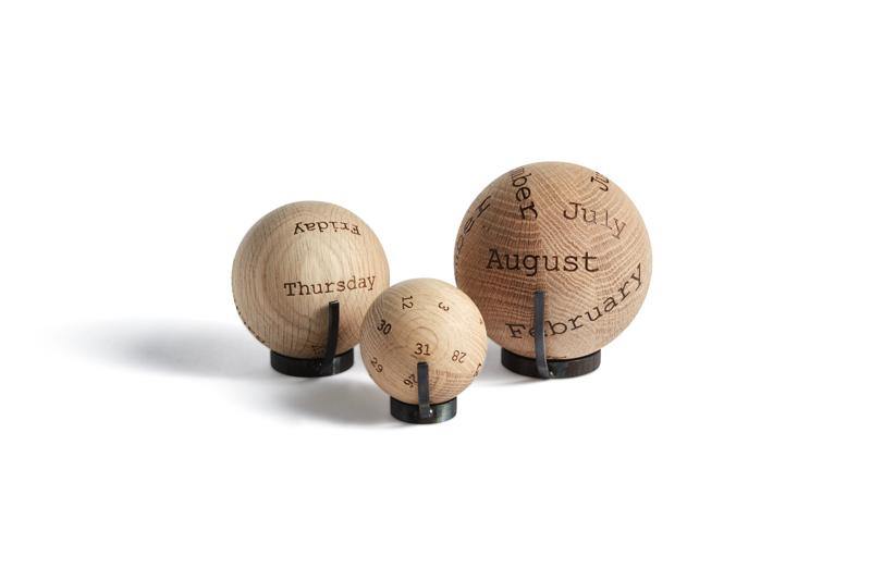 The Oak Men Balls kalender - egetræ/metal - Bahne